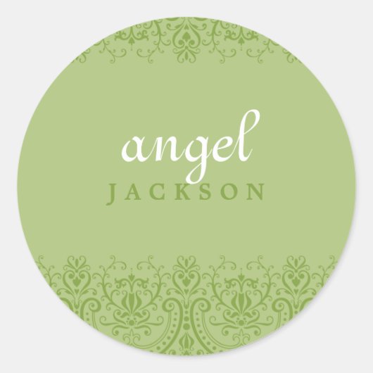 Rond STICKER SEAL :: finement fin 4 (Devant)