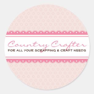 Rond STICKER SEAL :: joliment artisanal 2