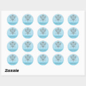Rond STICKER / SEAL :: lustre (Feuille)