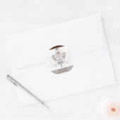 Rond STICKER / SEAL :: lustre 1 (Enveloppe)