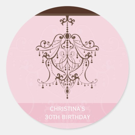 Rond STICKER / SEAL :: lustre 2 (Devant)
