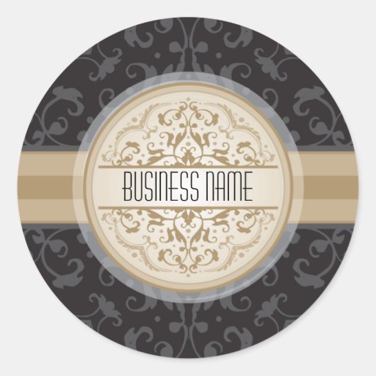 Rond STICKER SEAL :: mandala 1 (Devant)