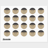 Rond STICKER SEAL :: mandala 1 (Feuille)