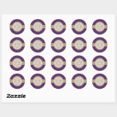 Rond STICKER SEAL :: mandala 3 (Feuille)