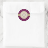 Rond STICKER SEAL :: mandala 4 (Sac)