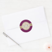 Rond STICKER SEAL :: mandala 4 (Enveloppe)