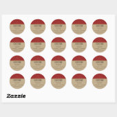 Rond STICKER SEAL :: mandala 5 (Feuille)