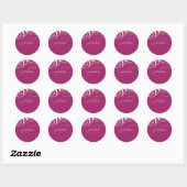 Rond STICKER SEAL :: vogue design 10 (Feuille)