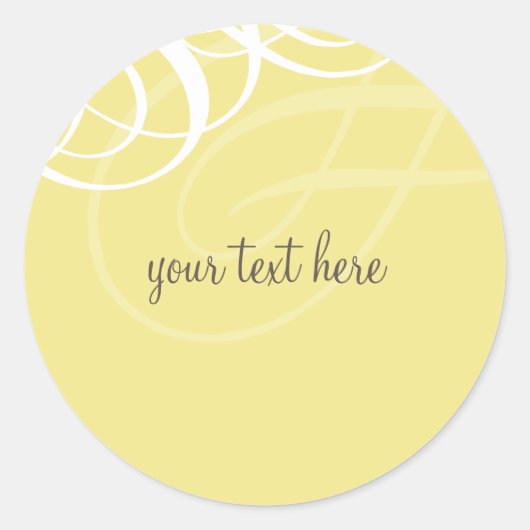 Rond STICKER SEAL :: vogue design 3 (Devant)