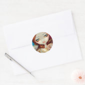 Rond Sticker "Seashell Beauty" (Enveloppe)