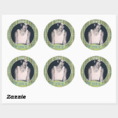 Rond Sticker Senior Pictures (Feuille)