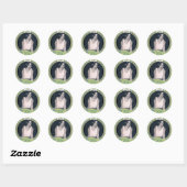 Rond Sticker Senior Pictures (Feuille)
