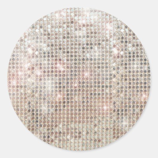 Rond Sticker Sequins Chatoyant (Devant)