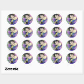 Rond * Sticker Serene Night * (Feuille)
