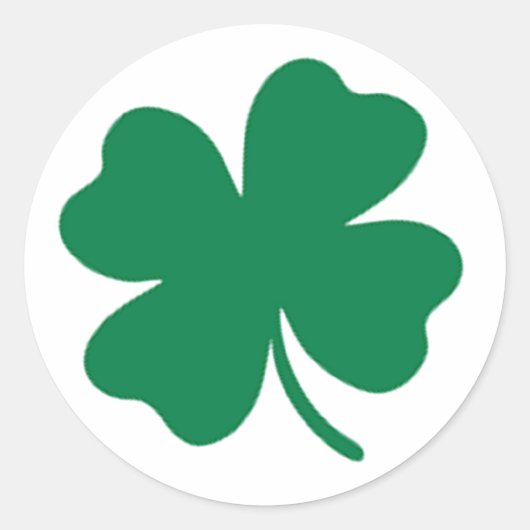 Rond Sticker shamrock (Devant)