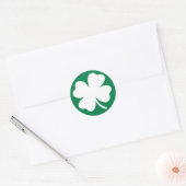 Rond Sticker shamrock (Enveloppe)