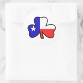 Rond Sticker Shamrock texan (Sac)