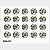 Rond Sticker Shasta Daisy (WestCreek) (Feuille)
