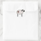 Rond Sticker Sheep #1 (Sac)