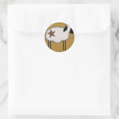 Rond Sticker Sheep #2 (Sac)