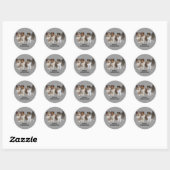 Rond Sticker Sheltie (Feuille)