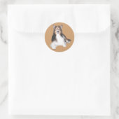 Rond Sticker Sheltie (Sac)