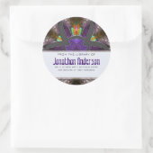 Rond Sticker Sherikan Fractal (Sac)