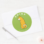 Rond Sticker Shiba (Enveloppe)