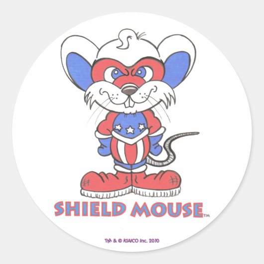 Rond Sticker SHIELD MOUSE (Devant)