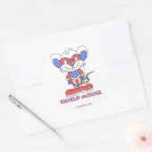 Rond Sticker SHIELD MOUSE (Enveloppe)