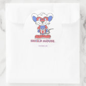Rond Sticker SHIELD MOUSE (Sac)