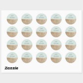 Rond Sticker Shimmerable Gold Sequins personnalisable (Feuille)