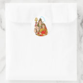 Rond Sticker Shiv Parvati (Sac)