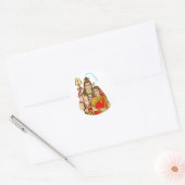 Rond Sticker Shiv Parvati (Enveloppe)