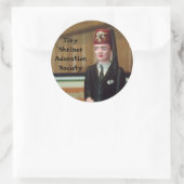 Rond Sticker Shriner minuscule (Sac)