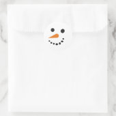 Rond Sticker Silly Snowman (Sac)