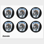 Rond Sticker SilverBack (Feuille)