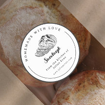 Sticker simple de pâte à aubes fait maison en noir