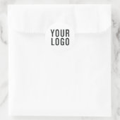 Rond Sticker simple pour logo d'entreprise (Sac)