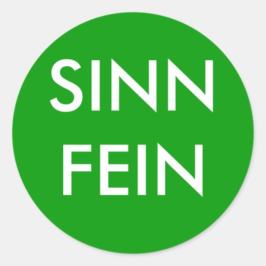 Rond Sticker Sinn Fein (Devant)