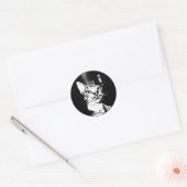 Rond Sticker Sir Oswin Cat (Enveloppe)