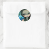 Rond Sticker "Sirène d'épave" (Sac)