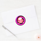 ROND STICKER SKULL HYPNO (Enveloppe)
