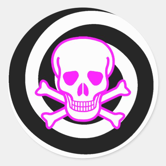 ROND STICKER SKULL HYPNO (Devant)