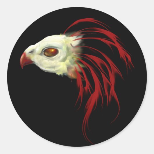 Rond Sticker Skullbird (Devant)