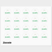 Rond Sticker SLÁINTE (Feuille)