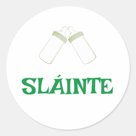 Rond Sticker SLÁINTE (Devant)