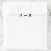 Rond Sticker Sleep Windsurf (Sac)
