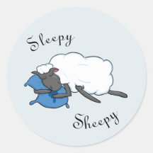 Sticker Sleepy Sheepy