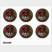 Rond Sticker Smile Skummie (Feuille)
